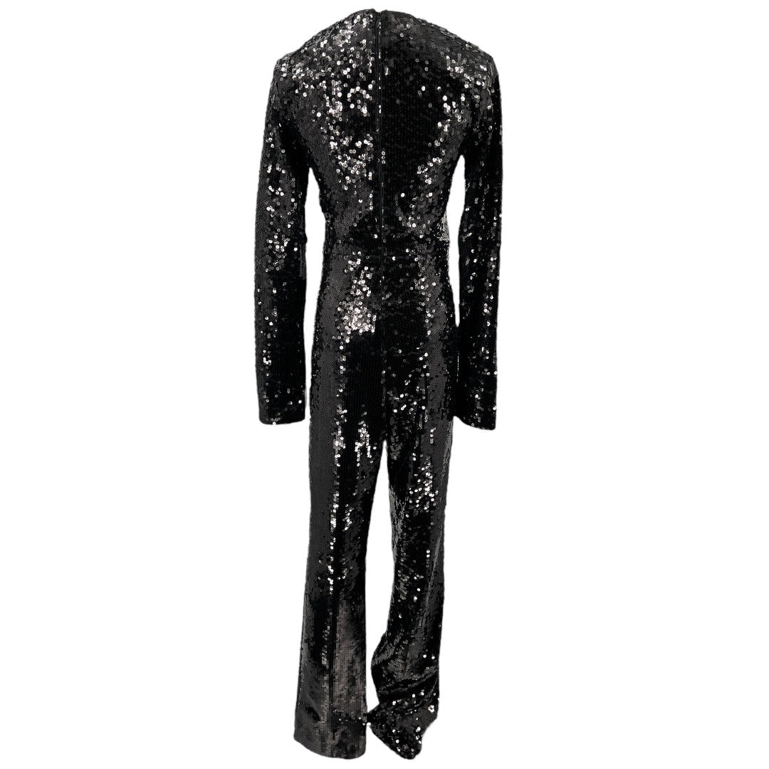 Good American Black Sequin Jumpsuit